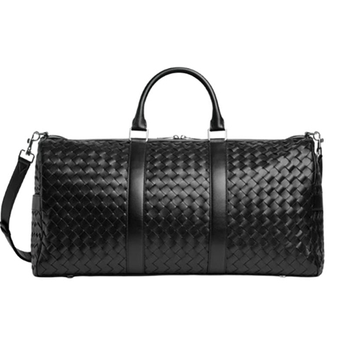 [스페셜오더]BOTTEGA VENETA-795287 보테가 베네타 블랙 인트레치아토 기내용 더플 백