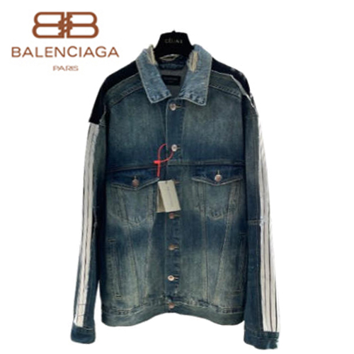 BALENCIAGA-08314 발렌시아가 블루 데님 재킷 남여공용