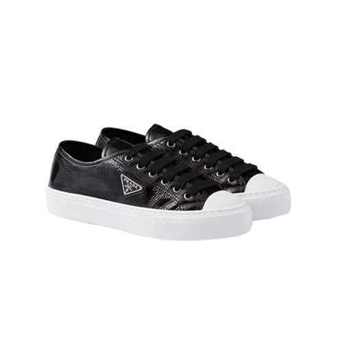 PRADA-1E770N 프라다 블랙 나플락 스니커즈 여성용