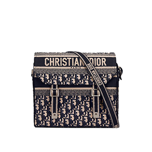 [스페셜오더]DIOR-M1291 디올 블루 오블리크 자수 디올캠프 백