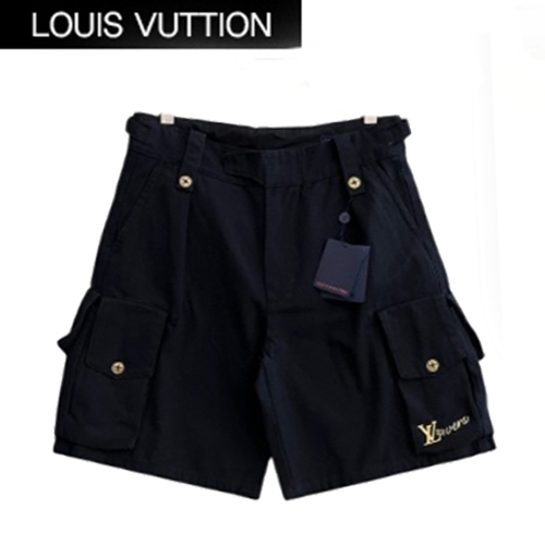 LOUIS VUITTON-04225 루이비통 블랙 코튼 카코 쇼츠 남성용
