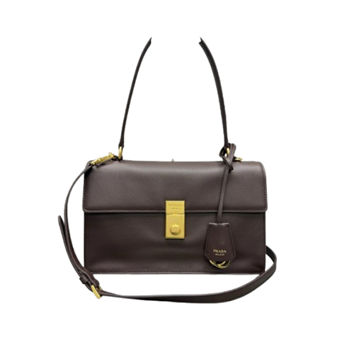[스페셜오더]PRADA-1BN023 프라다 브라운 미디엄 가죽 숄더백