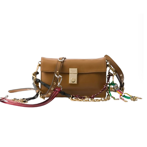 [스페셜오더]PRADA-1BD379 프라다 캐러멜 스몰 소프트 사운드 가죽 숄더백