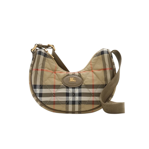 [스페셜오더]BURBERRY-81113081 버버리 샌드 체크 홀스슈 크로스바디 백