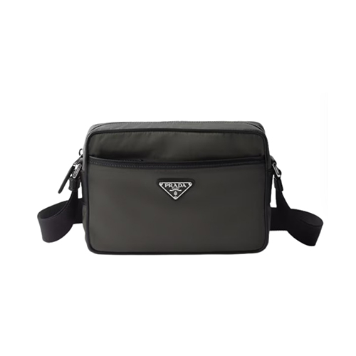 [스페셜오더]PRADA-2VH048 프라다 그레이 리나일론 사피아노 숄더백