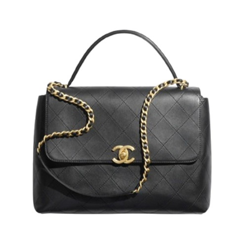 [스페셜오더]CHANEL-AS5543 샤넬 블랙 핸들 장식 맥시 플랩 백