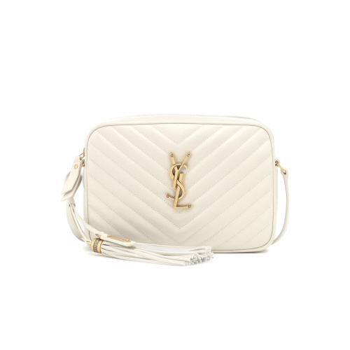 [스페셜오더]SAINT LAURENT-574494 생 로랑 블랑 빈티지 테슬 장식 루 카메라 백