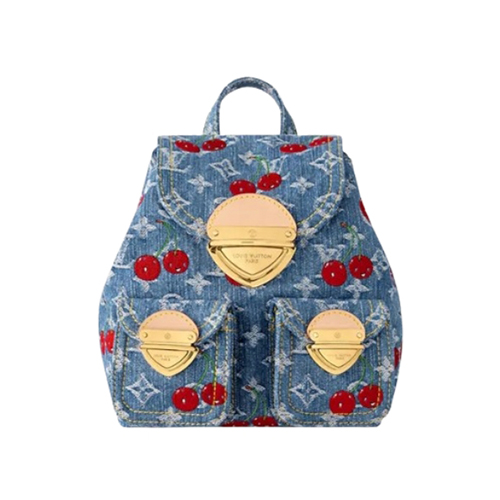 [스페셜오더]LOUIS VUITTON-M13679 루이비통 블루 모노그램 체리 데님 LV x TM 베니스 NM