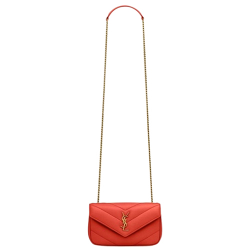 [스페셜오더]SAINT LAURENT-821749 생 로랑 오렌지 램스킨 loulou 토이