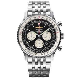 [스페셜오더]BREITLING-브라이틀링 내비타이머 스틸 01 블랙다이얼 워치 43mm 