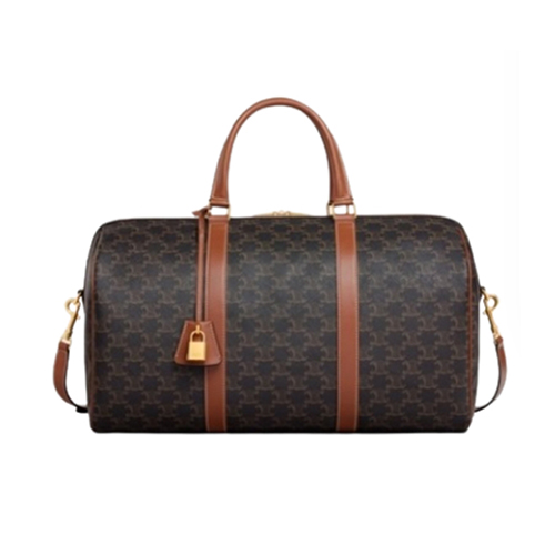 [스페셜오더]CELINE-190662 셀린느 브라운 트리옹프 캔버스 미디엄 트래블백