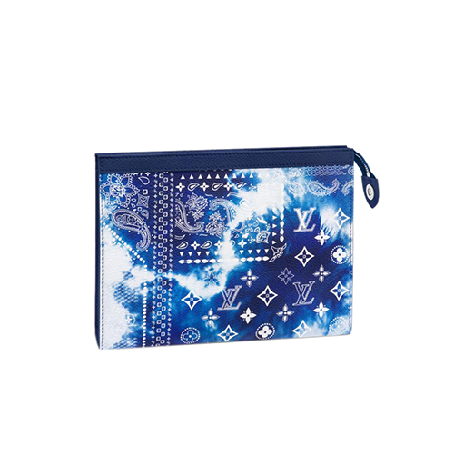 [스페셜오더]LOUIS VUITTON-M81442 루이비통 블루 모노그램 반다나 포쉐트 보야주