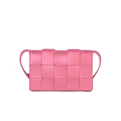 [스페셜오더]BOTTEGA VENETA-578004 보테가 베네타 핑크 인트레치아토 크로스 바디 카세트백
