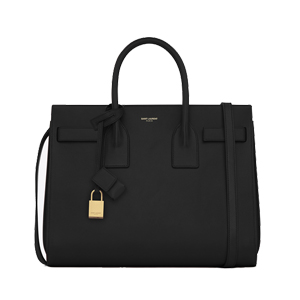 [스페셜오더]SAINT LAURENT-398709 생로랑 블랙 가죽 커피 옆면 클래식 삭드 주르백