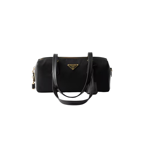 [스페셜오더]PRADA-1BB127 프라다 블랙 미디엄 리나일론 탑 핸들 백