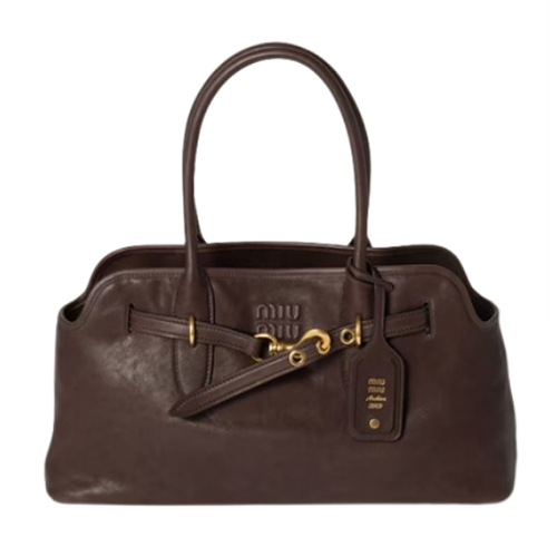 [스페셜오더]MIUMIU-5BG310 미우미우 브라운 아방뛰르 나파 가죽 백