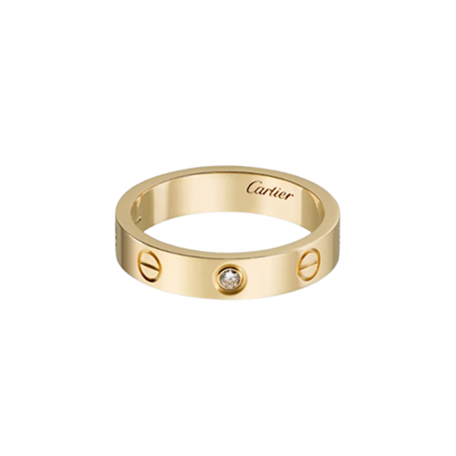 [스페셜오더]Cartier-B4056100 까르띠에 엘로우 골드 1 다이아몬드 스몰 LOVE 링