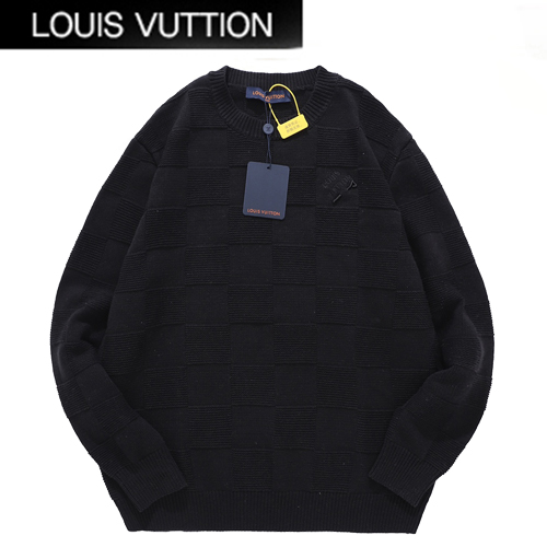 LOUIS VUITTON-01077 루이비통 블랙 다미에 스웨터 남여공용