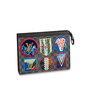 LOUIS VUITTON-N60134 루이비통 다미에 그라파이트 패치 디테일 포쉐트 보야주