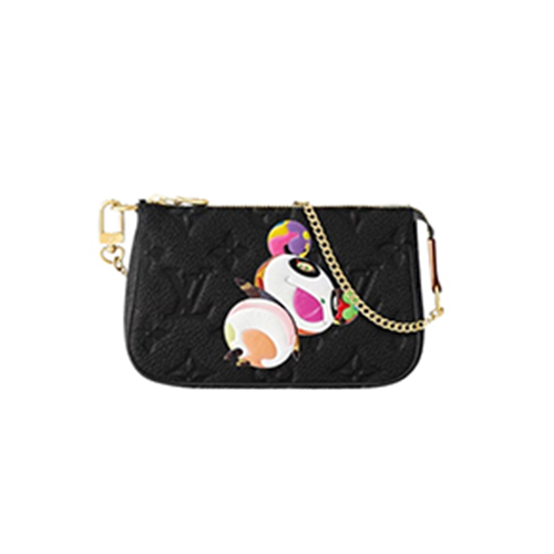 [스페셜오더]LOUIS VUITTON-M13824 루이비통 블랙 모노그램 앙프렝뜨 LV x TM 미니 포쉐트 악세수아