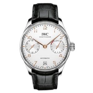 [스페셜오더]IWC-아이더블유씨 포르투기저 오토매틱 스틸 골드 핸즈 실버다이얼 워치 42mm 
