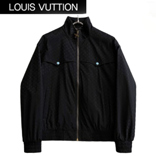 LOUIS VUITTON-08057 루이비통 블랙 모노그램 바람막이 재킷 남여공용