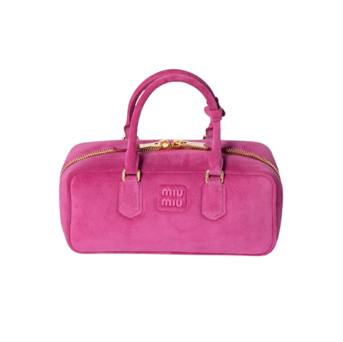 [스페셜오더]MIUMIU-5BB148 미우미우 핫핑크 아르카디 스웨이드 백