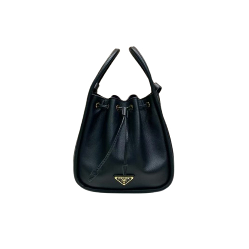 [스페셜오더]PRADA-1BE087 프라다 블랙 송아지 가죽 토트백