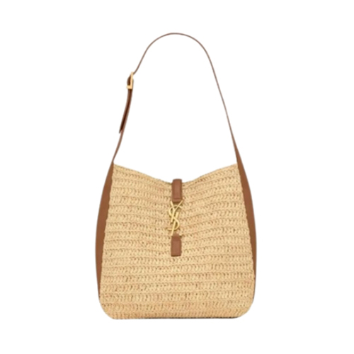 [스페셜오더]SAINT LAURENT-823812 생 로랑 내추럴 라피아 LE 5 A 7 스몰백