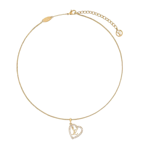 LOUIS VUITTON-M02389 루이비통 골드 마이 LV 하트 목걸이